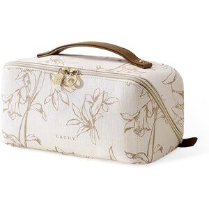 Travel Makeup Bag, Large Capacity Cosmetic Bags for Women, Waterproof Portable P